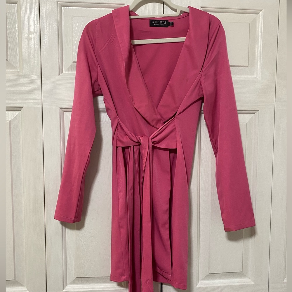 Asos cute wrap dress. Silky dress.